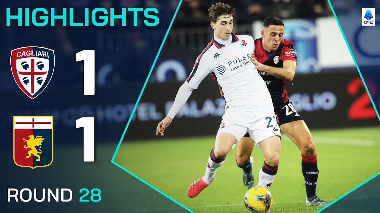 #ไฮไลท์ฟุตบอล [ กายารี่ 1 - 1 เจนัว ] กัลโช่ เซเรียอา อิตาลี 2025/8.3.68